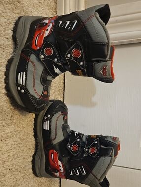 Lightning McQueen Winter Boots. They Do Light Up. Still In Great Shape
